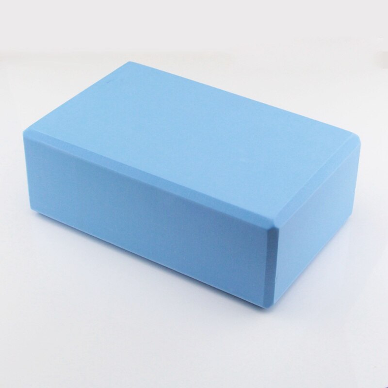 Kleurrijke Eva Foam Yoga Blok Baksteen Oefening Fitness Tool Oefening Workout Stretching Aid Body Vormgeven Gezondheid Training Apparatuur: Blue