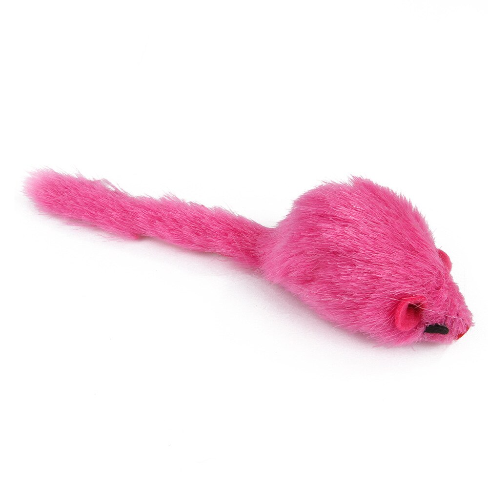 Foreign Trade Export Cat Toy Plush Little Mouse 6-Color Set Vivid Fun Sound Making Pet Supplies