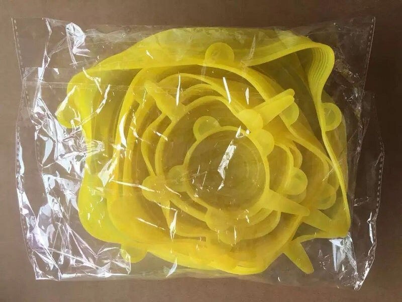 Couvercle extensible en Silicone, pour VIP BR: YELLOW