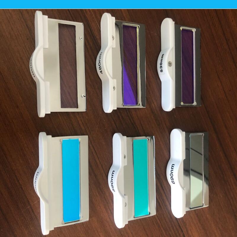 Filtro IPL SHR OPT para máquina de depilación OPT SHR, 430nm, 480nm, 530nm, 560nm, 590nm, 640nm, 690nm, 750nm, OPT SHR