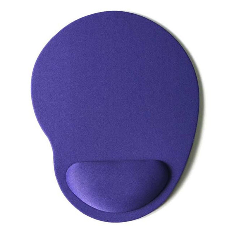 Wrist Support Mouse Pad For Gaming Computer Laptop Notebook Mat Mice Pad Wristband Protection Ergonomic Comfort Mouse Pads: Purple Irregular