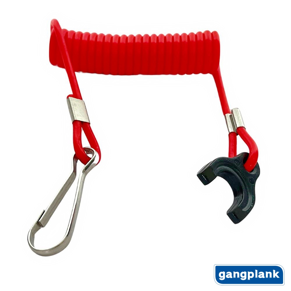 Outboard Side Mounted Control Box Emergency Stop Safety Rope 353068210M for Tohatsu Red Flameout Rope
