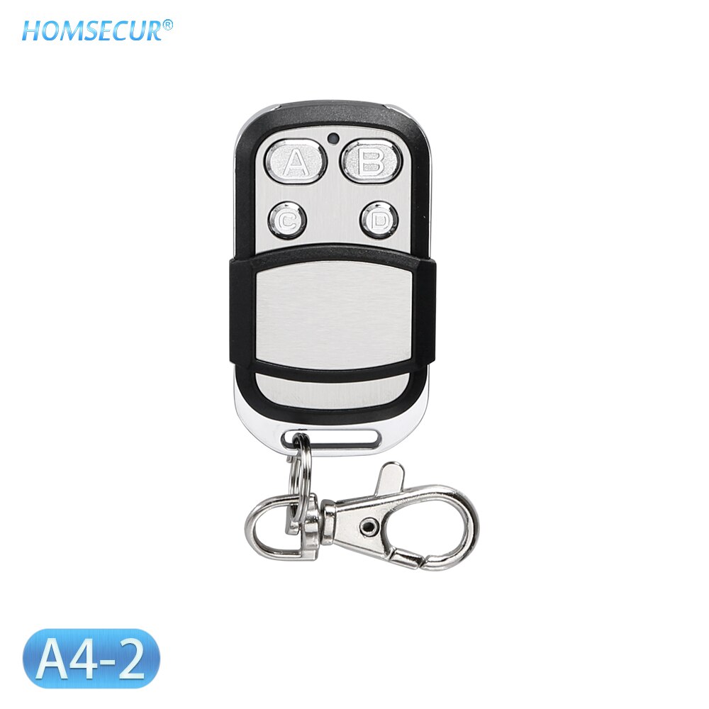 HOMSECUR DIY Wireless&wired 4G/GSM LCD Burglar Intruder Alarm System+IOS/Android APP for Home Security GA01-4G-B/W: Remote Control