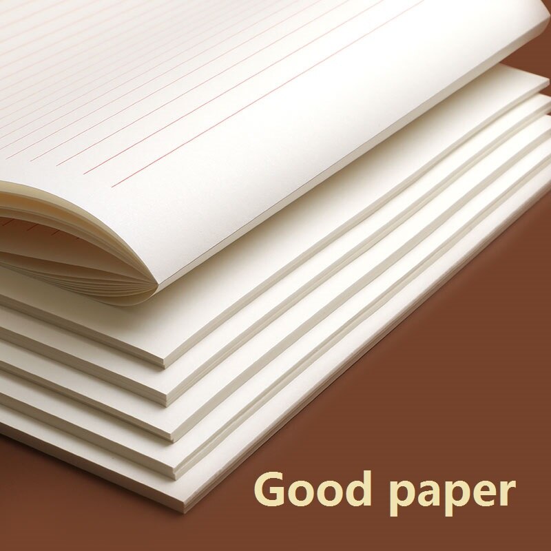 60Sheets Text Writing Training Stationery Graph Paper Beige Protect Eyesight Students School Office Business Draft Home Letter