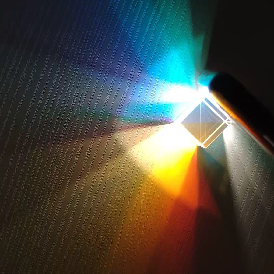 23*23*23mm/0.9*0.9*0.9in värin prisma kuusi sivua 23mm kuutio kuutio vaalean sateenkaaren valokuvakonsepti