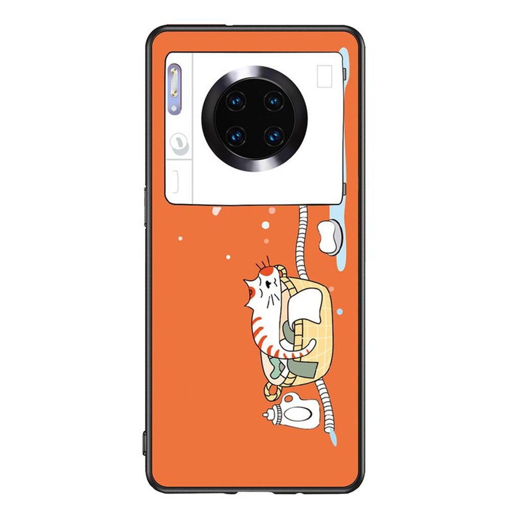 Telefondeksel til huawei kamerat 30 pro deksel på kamerat 30 matt tilbehør beskyttende coque myk tpu sikkerhet støtsikker: Katt til kompis 30