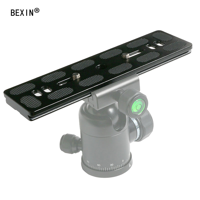 Bexin Universal Aluminium Quick Release Plaat Statief Mount Adapter Met 1/4 Schroef Voor Benro Arca Swiss Statief Ball Head