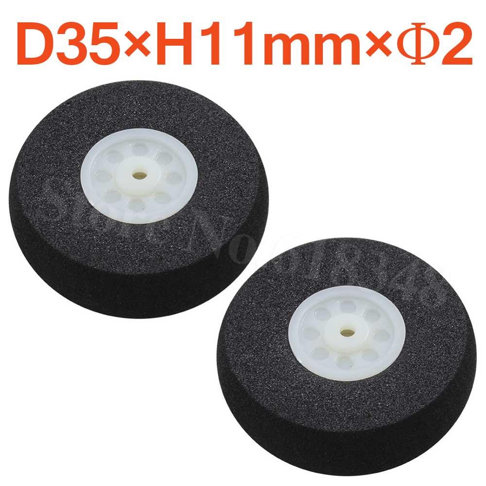 Lichte schuimstaartwielen spons 25mm 30mm 35mm 40mm 45mm 50mm 55mm 60mm voor rc afstandsbediening vliegtuig vervangende onderdelen