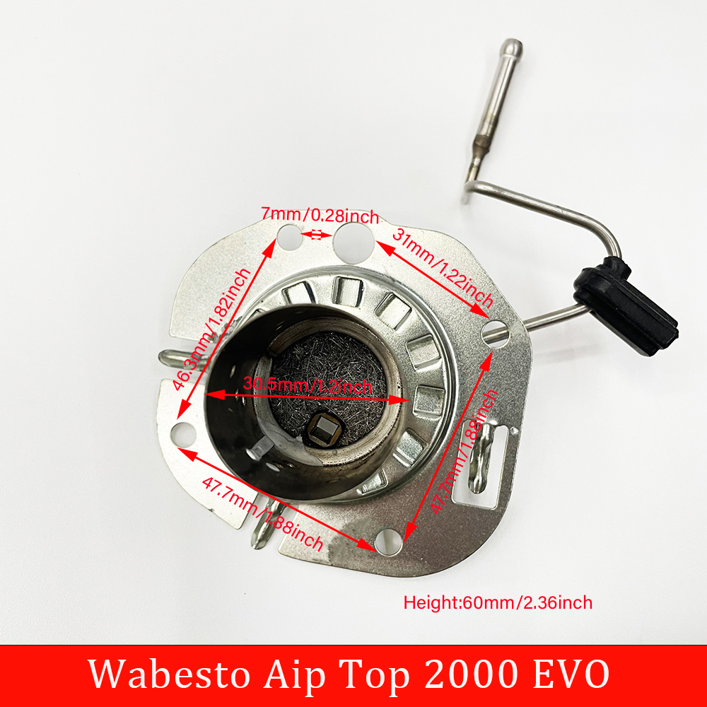 Für LKW Auto Taxi Diesel- Heizung Bausätze Luft oben 2000 2000ST 2KW Quadrat See Heizung Brenner Verbrennung Kammer für Webasto: Weiß