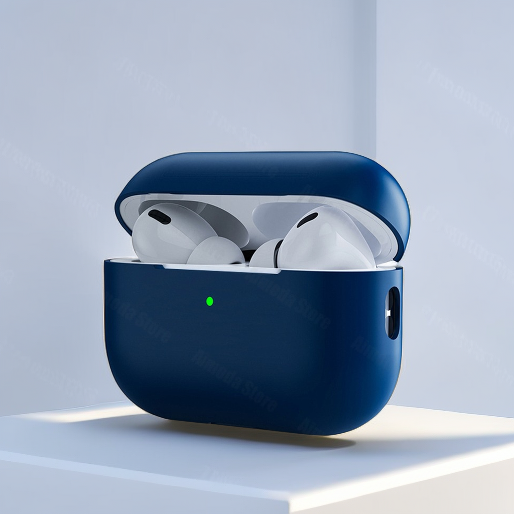 Custodia per Airpods pro 2 Custodia per cuffie senza fili in silicone tinta unita per Mela aria baccello pro2 Guscio protettivo di seconda generazione