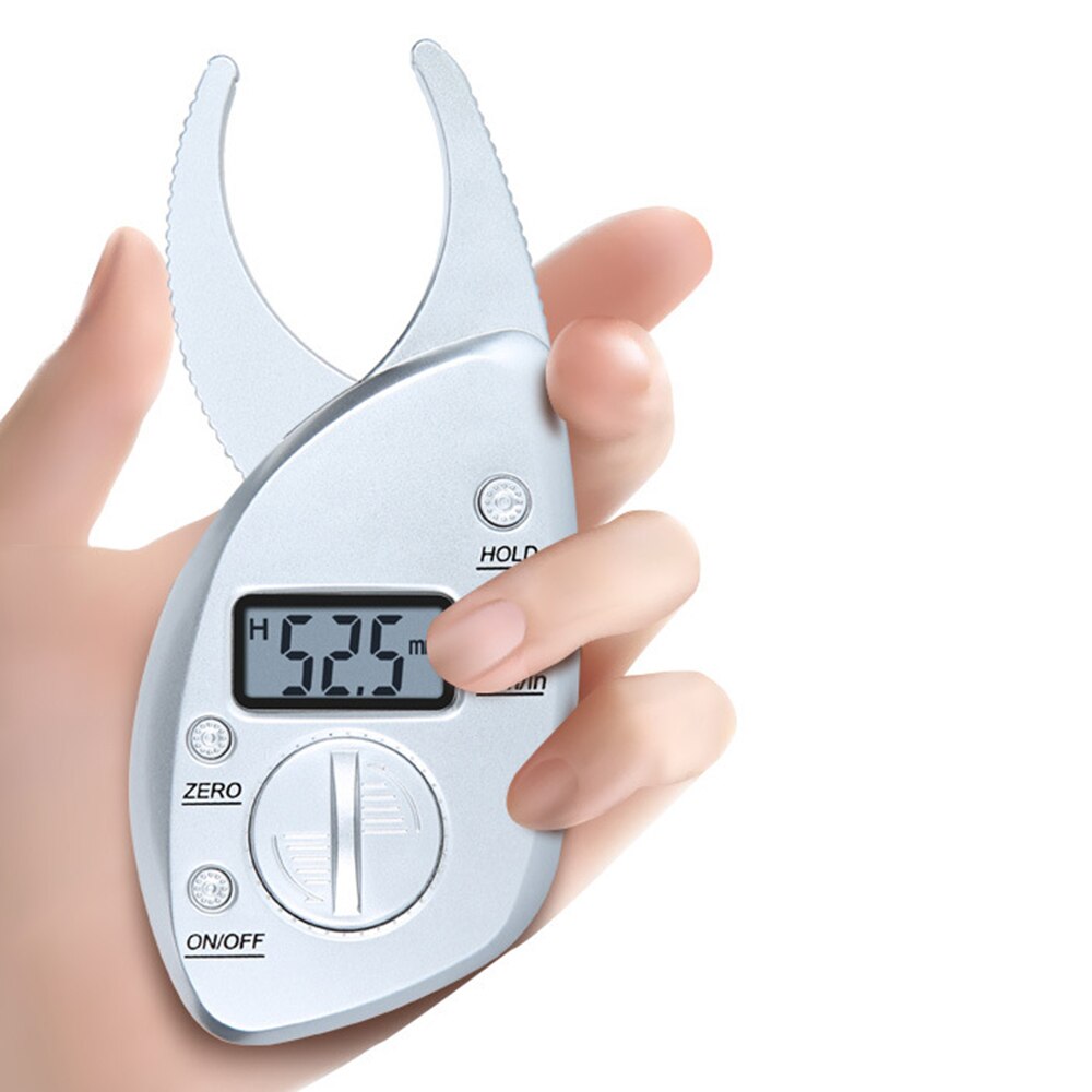 Body Fat Caliper Digital Fat Caliper 0-50mm Fat Clip Sebum Clip Body Fat Clamp Fat Forceps Skinfold Thickness Measurement