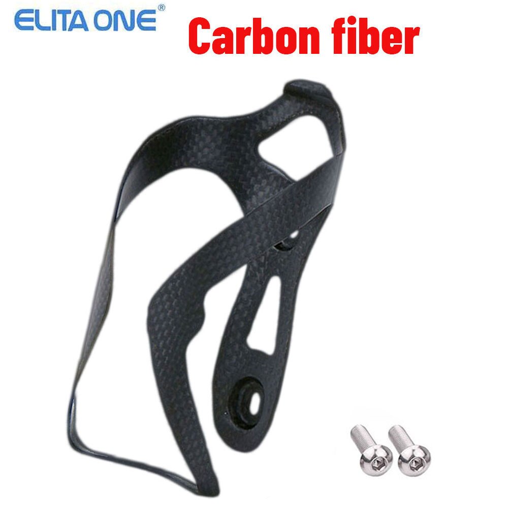 ELITAONE Bicycle Carbon Fibre Bottle Holder MTB Road Bike Carbon Water Bottle Cage Cycling
