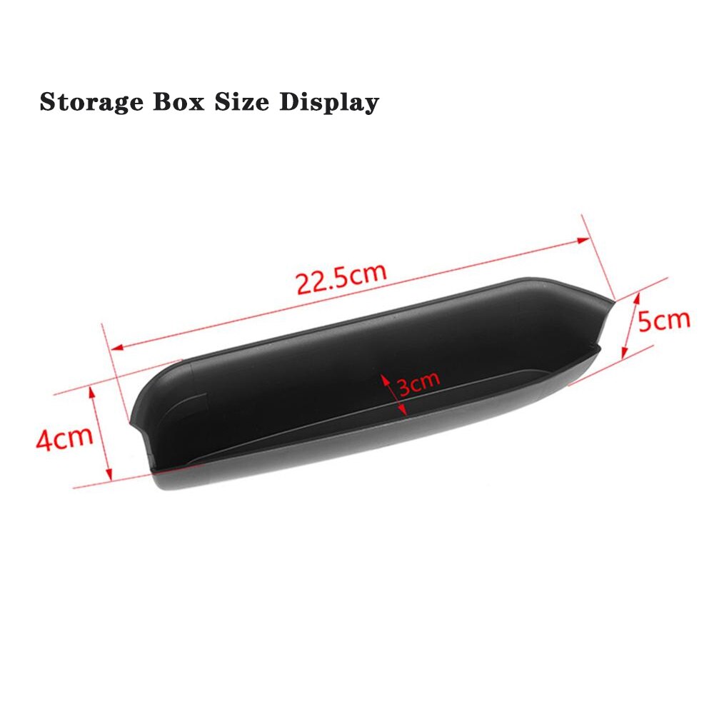 Organizador para barras de armazenamento, para jeep renegade 2015 2016 2017 2018 2019 grabtray, co-piloto, caixa interior acessórios