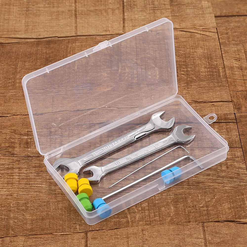 Elektroninen komponentti läpinäkyvä näytelaatikko työkalukotelo muovikotelo maskipidike maskilaatikko pakkauskotelo korttien säilytyslaatikko