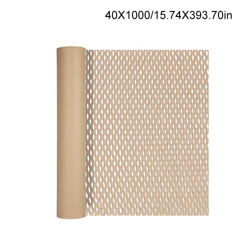 Brown Kraft Paper Roll Tissue Paper For Wrapping Material Wedding Birthday Party Art Craft Handmade Honeycomb Packaging Papers: Kraft40x1000cm