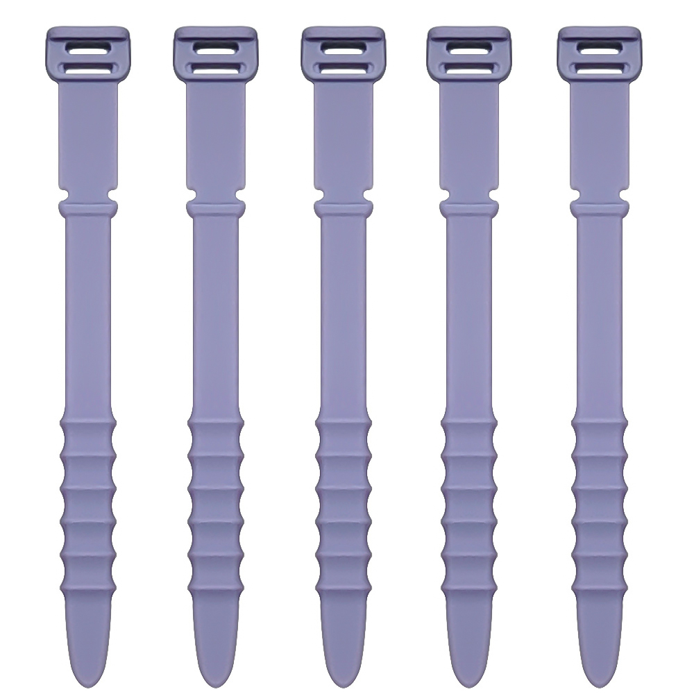 5 teile/satz Silikon Kabel Organizer Kabelbinder Wiederverwendbare Kabel Wächter Twist Krawatten USB Ladung Datenkabel Kopfhörer Linie Verwaltung: verrotten