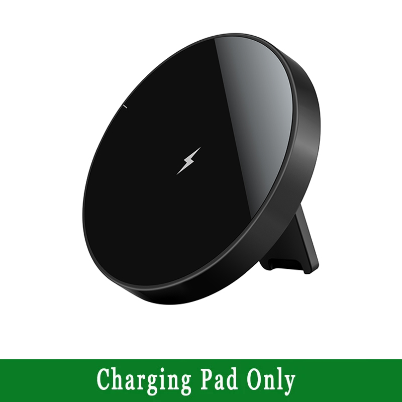 Cargador inalámbrico magnético de 30W para iPhone 15, 14, 13, 12 Pro Max, Mini almohadilla de carga inalámbrica rápida, soporte para cargadores de teléfono USB PD: YELLOW