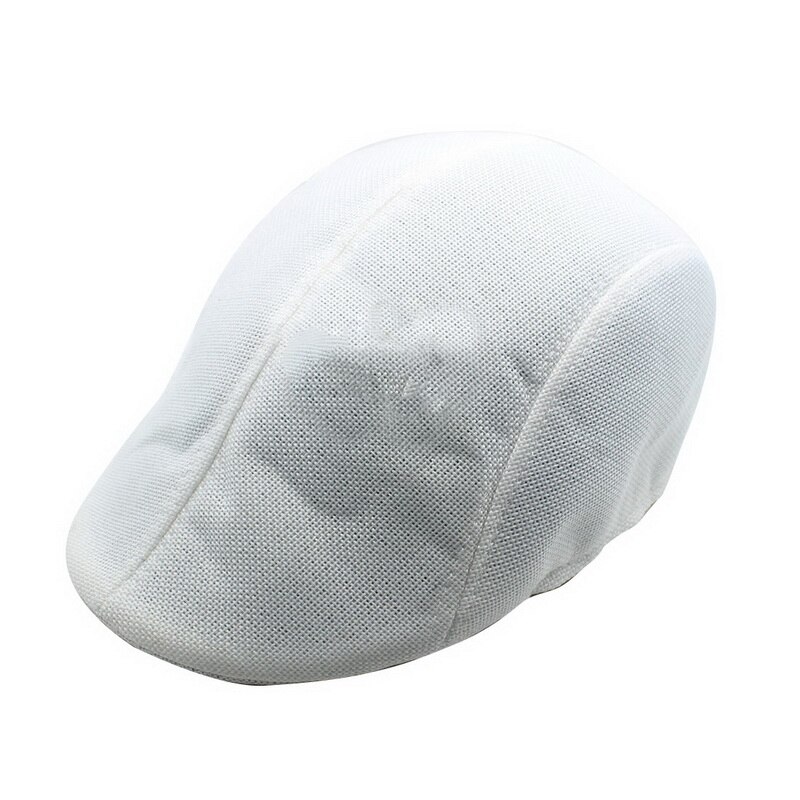 béret casquettes pour hommes femmes Vintage garçon casquette lin extérieur chapeaux soleil chapeau unisexe bec de canard casquettes décontracté: 4