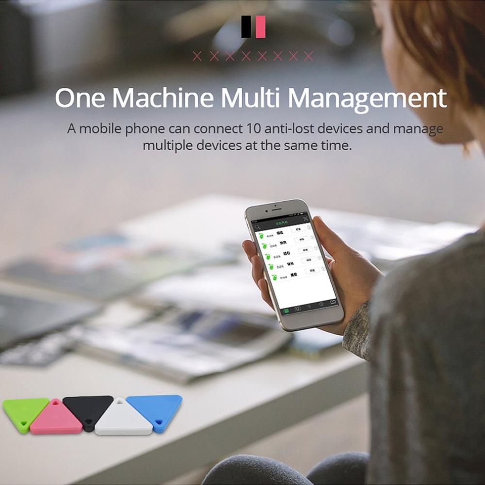 Triangle Anti-perte dispositif sans fil Smart Key Finder localisateur de clé Tracker alarme bidirectionnelle pour enfants