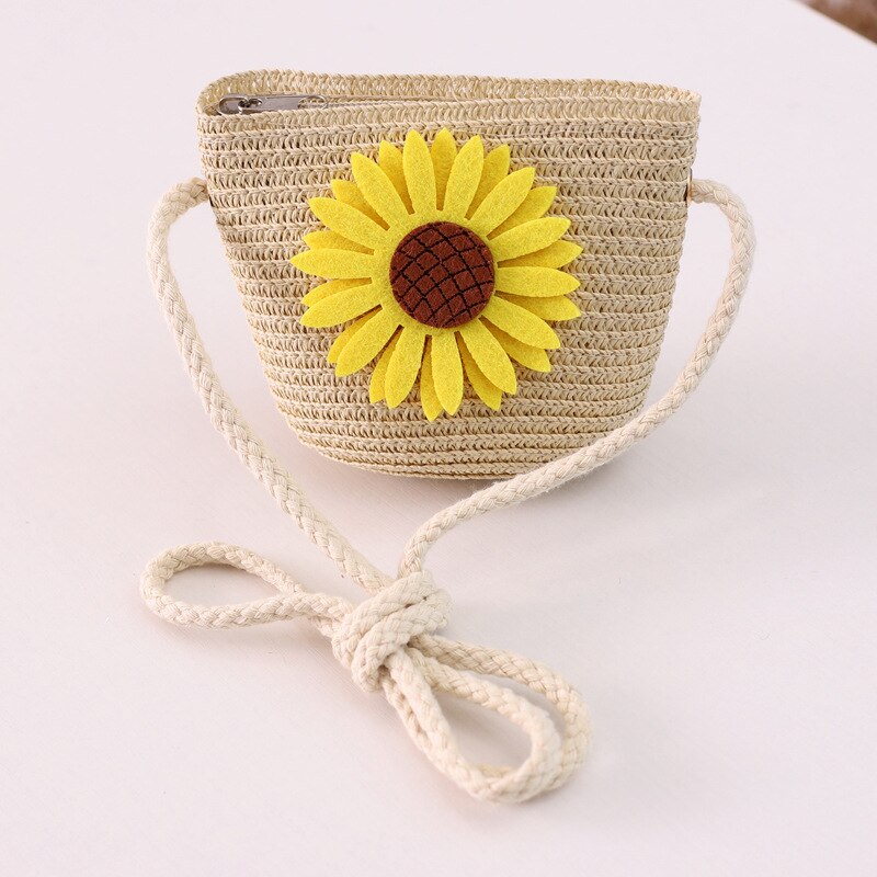 2 sztuk dziecko słonecznik kapelusz na lato słomkowy kapelusz z torebka dla dzieci chłopiec dziewczyny osłona przeciwsłoneczna ochrona przed promieniowaniem UV Panama kapelusz gorras: beige torba