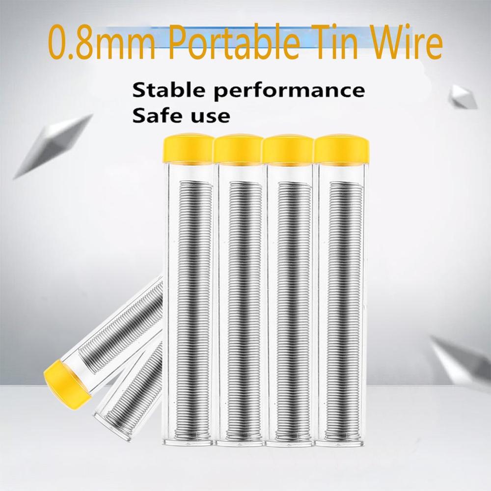 1 pièces/3 pièces 0.8mm Portable fil d'étain stylo noyau soudure fil à souder et stylo Tube distributeur étain plomb noyau fil à souder outil