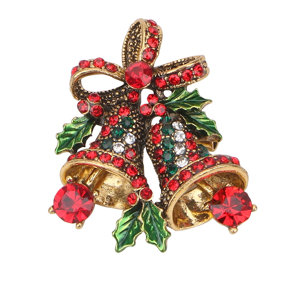 Kerst Pak Pins Creatief Cadeau Voor Vrouwen Bells Broches Jas Jurk Accessoires Mode-sieraden Home Decorations