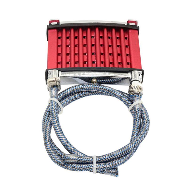 Aluminum Motorcycle Intercooler Engine Oil Cooler Cooling Radiator Kit for 125cc 140 150cc PIT PRO Trail Dirt: Default Title