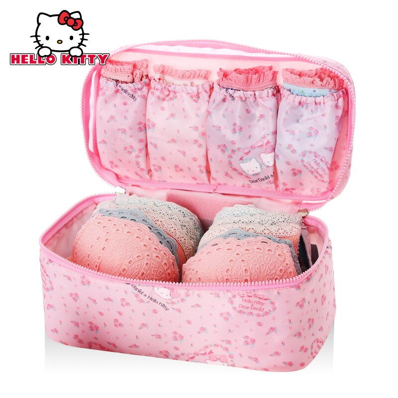 Garment Travel Bag Foldable Storage Waterproof Tote Bags Makeup Clothing Luggage Wardrobe Organizer Underwear Nylon Package Box: Underwear bag