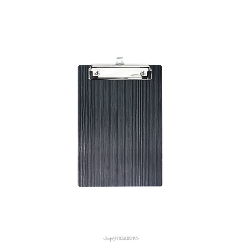 Portable A4 A5 Wooden Writing Clipboard File Hardboard Document Holder Office Stationery F24 21: A5-BK