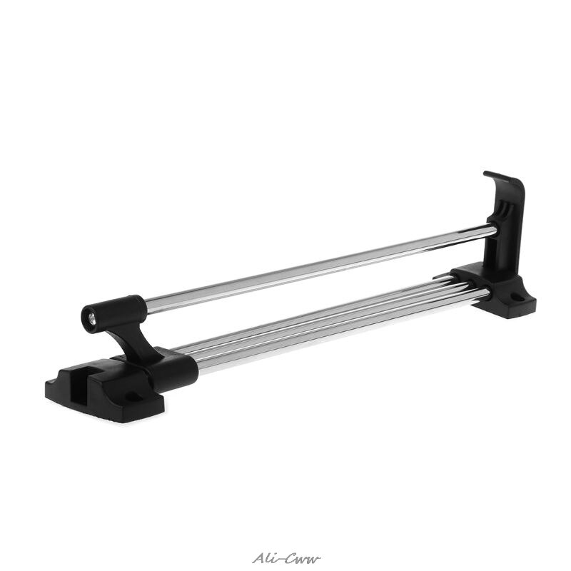 Wardrobe Chrome Pull Out Retractable Wardrobe Clothes Hanger Pull Out Closet Rod Rail Organizer Rack Closet Rod