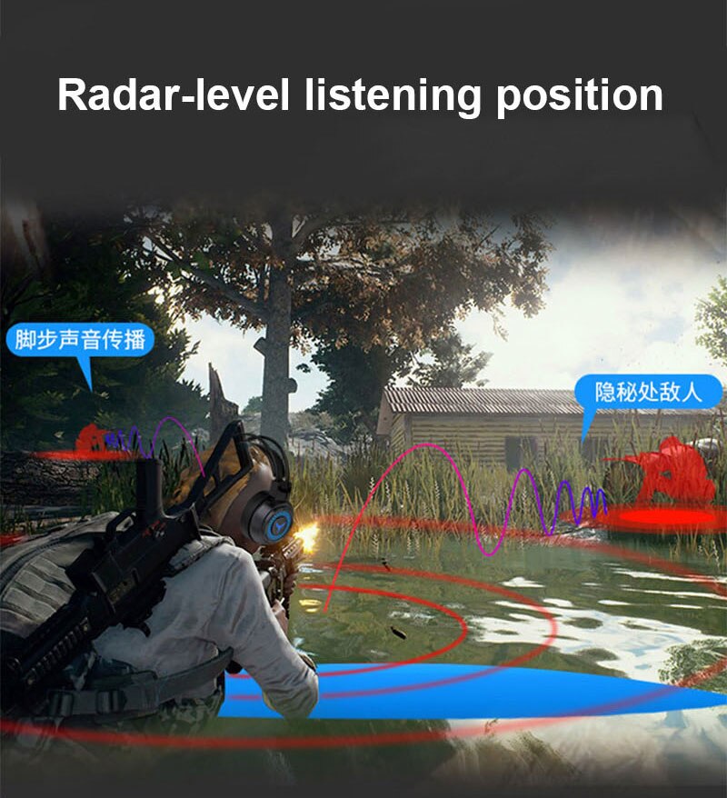 Wired Gaming Headsets Gamer Headphones Surround Sound Stereo With Microphone Breathing LED Light Overear Laptop Tablet Gamer