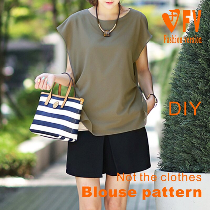 Top informal con cuello de oliva y hombros al aire para mujer, Camisa ajustada con patrón, de ropa 1:1, BXS-6 de dibujo de corte