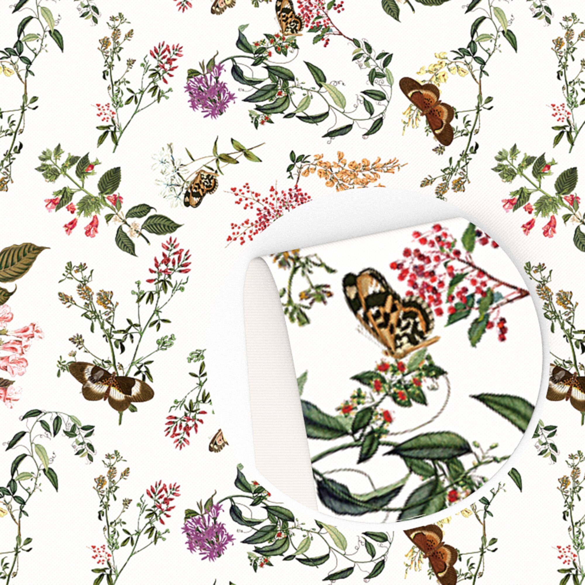 Flower Series Faux Leather Spring PVC Synthetic Leather A4 size DIY Earrings Bow Bags Material Vinyl Fabric,1Yc16604: 1125556