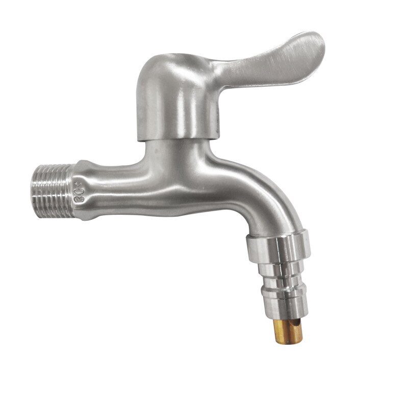 304 Stainless Steel Garden Faucet Wall Mounted Brushed Outdoor Bibcock Wash Basin Mop Washing Machine Faucet Torneira parede: 14