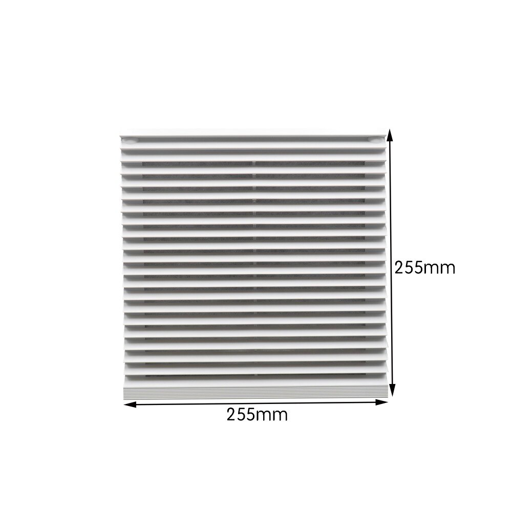 255mm x 255mm Kast Ventilatie Filter Set Luiken Cover Fan Grille Lamellen Blower Ventilator Filter FK6625/ FK3325-300