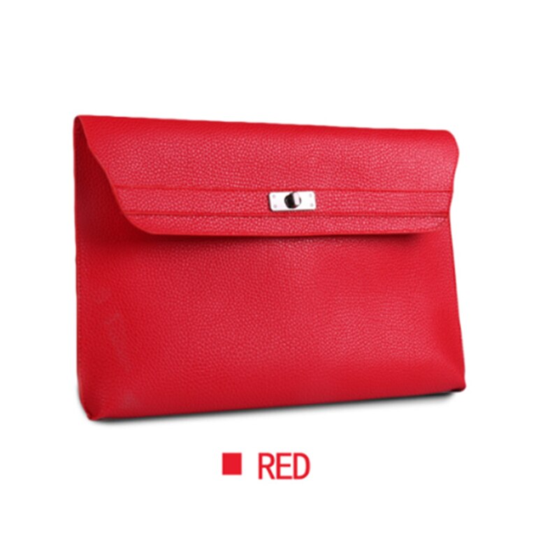 Kvinder afslappet håndtaske kvinders messenger taske læder mærker shoudler taske håndtasker dametasker kobling bagbolsa feminina: Rød