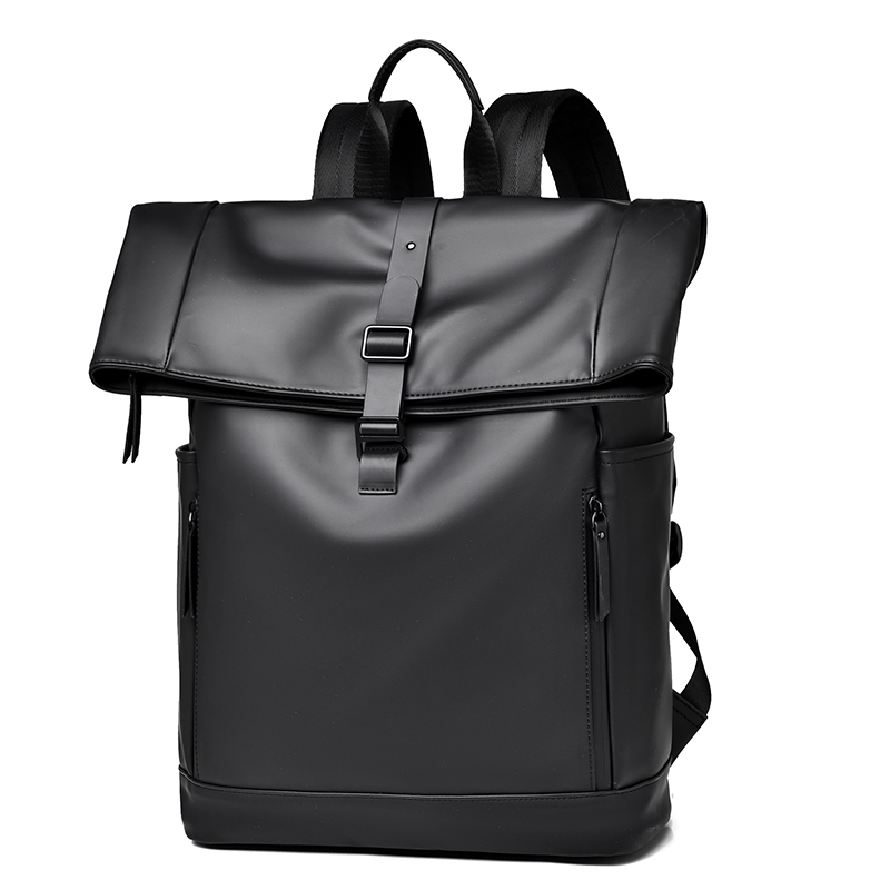 Mochila moderna, bolsa de ombro elegante, mochila casual para laptop, design gradiente moderno para uso diário, viagens e adolescentes: Preto