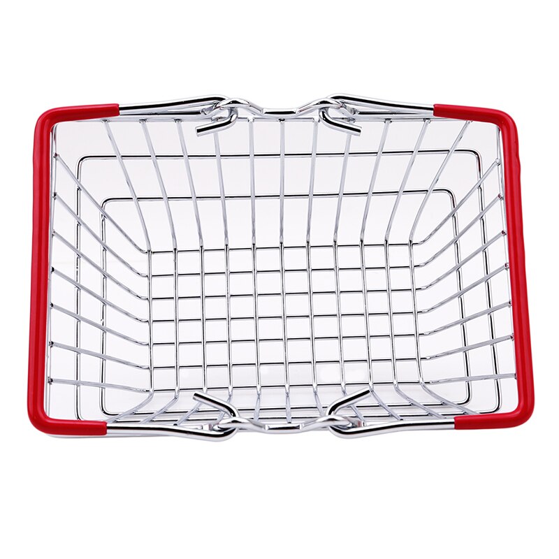 Mini chariot de courses pliable pour enfants, jouets de simulation pour bébés, chariot de supermarché, chariot à main, panier de rangement, jouets amusants: Rose