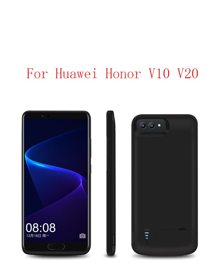 Powerbank, dunne smartphone batterijhoes voor huawei honor  v10 v20, batterijhoes voor huawei honor 2, opladerhoes voor huawei honor  v10 v20