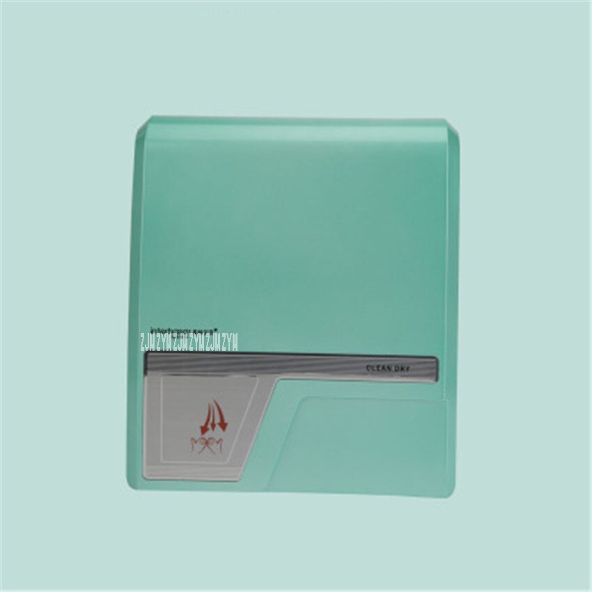 1800W Intelligent Automatic Hand Dryer High-speed hand dryers Intelligent sensor hand dryer sensor drying hands 9088 Blue /white: Green