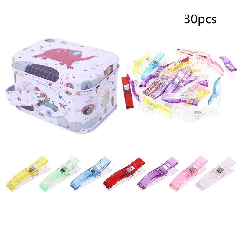 Juego de Clips multiusos para Patchwork, costura, Quilting, ceñido, manualidades, 100 unidades: 13 30pcs