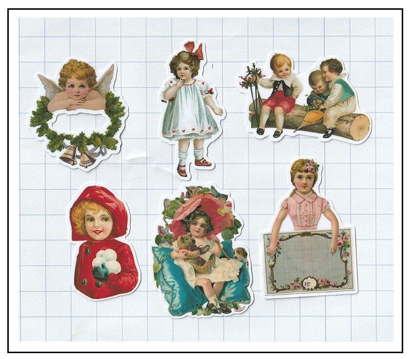 15 PCS/18 pcs Cute kid Stickers Ambachten En Scrapbooking stickers boek Student label Decoratieve sticker kinderen speelgoed