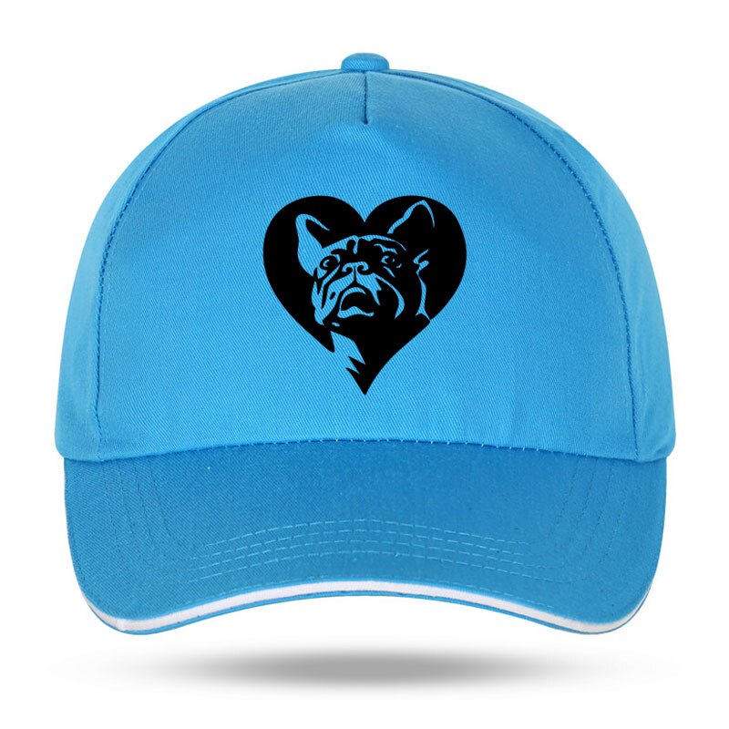 Neue Männer Frauen Kreative Französisch Bulldog Cartoon Tier Druck Baseball Caps für Hip Hop Baumwolle Klett Trucker Cap Knochen Dad hüte: 4