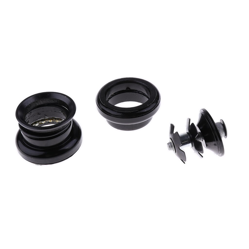 Bike Headset Road Bicycle Threadless Headset Parts Black Sturdy and Durable