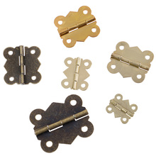 10PC 5 größen Mini Schmetterling Tür Schrank Schublade Schmuck Kasten Scharnier Möbel