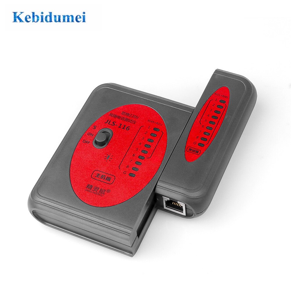 1 Piece RJ45 RJ11Cat5 Cat6 LAN Cable Tester Handheld Network Cable Tester Wire Telephone Line Detector Tracker Tool kit