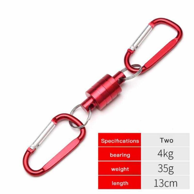 Sterke Magnetische Karabijnhaak Draagbare Outdoor Vissen Bergbeklimmen Release Lanyard Sterke Trein Release Gesp Draagbare Gereedschappen: E