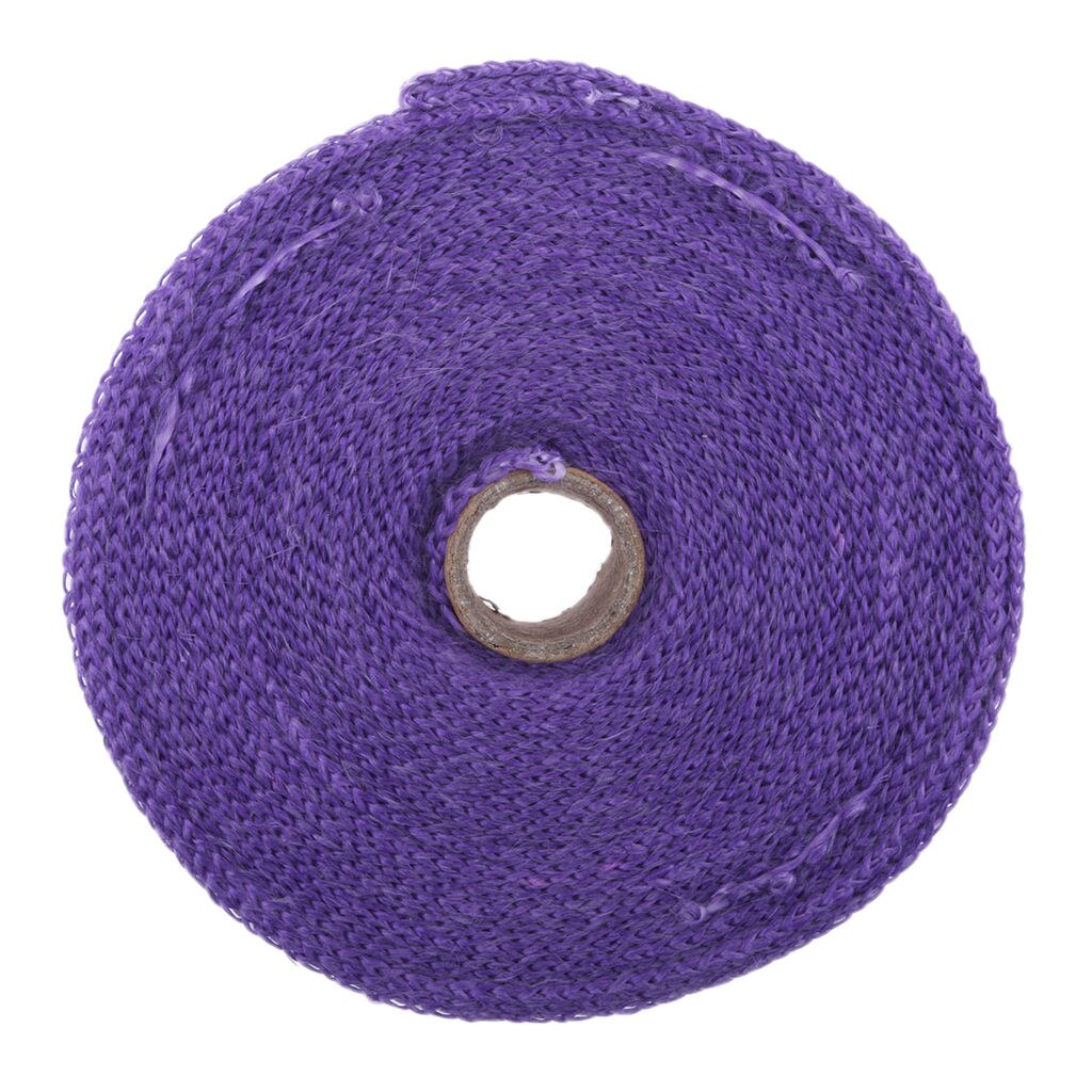 Purple Exhaust Heat Header Wrap Insulating Tape Manifold 10m×50mm