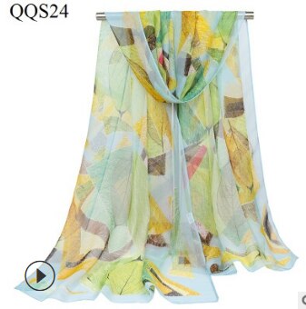 Geometrische print georgette chiffon sjaal zijden vierkante hijab coole sjaal dames foulard femme sjaals haar bufanda mujer: 7