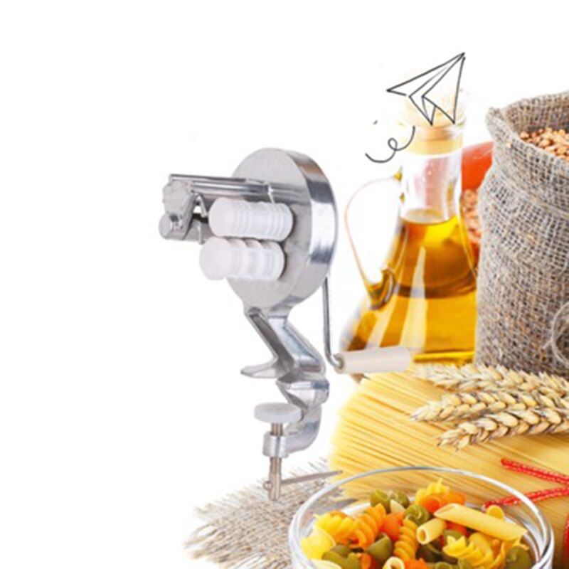 Pastatillverkare aluminiumlegering spagetti pastatillverkare cavatelli fettuccine nudelpressmaskin hem kök pasta matlagningsverktyg